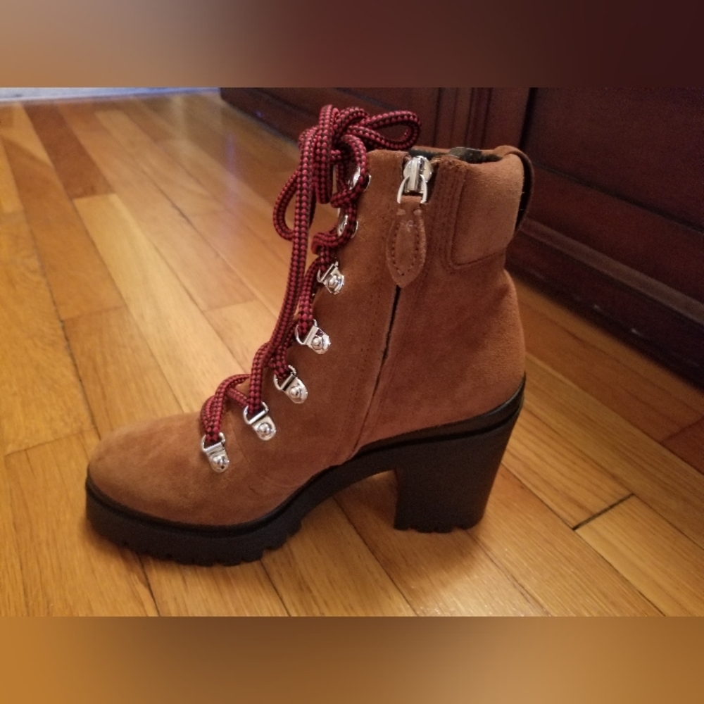 Rebecca Minkoff Maihlo Brown Suede Boots